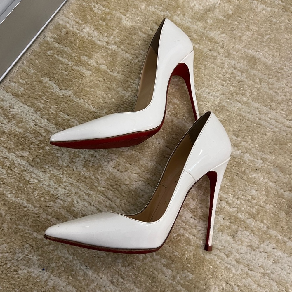 White shoes Christian Louboutin size 37